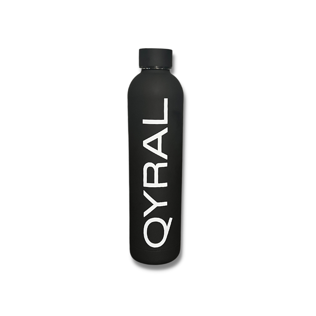 Black Stainless Steel Water Bottle