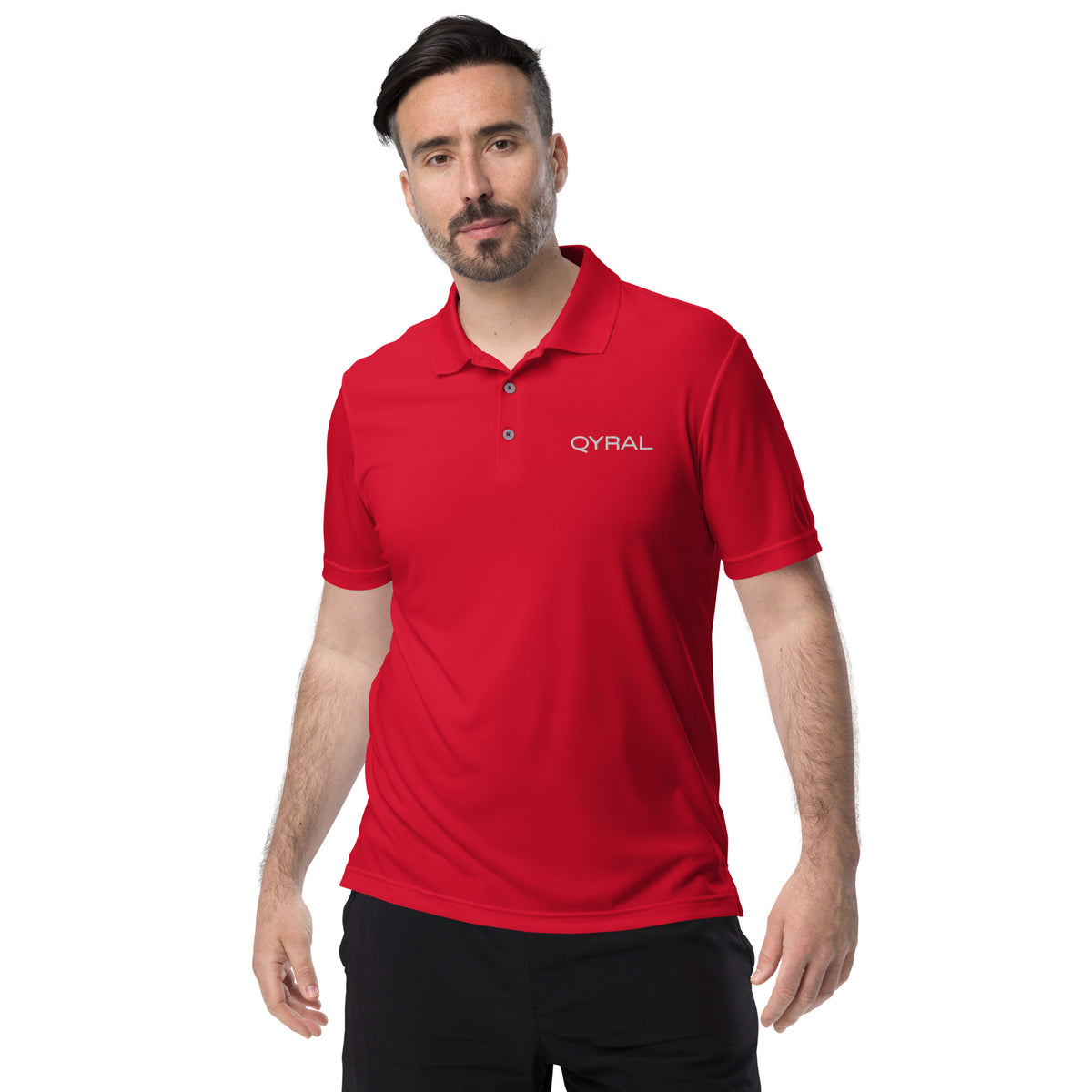Adidas embroidered performance polo shirt