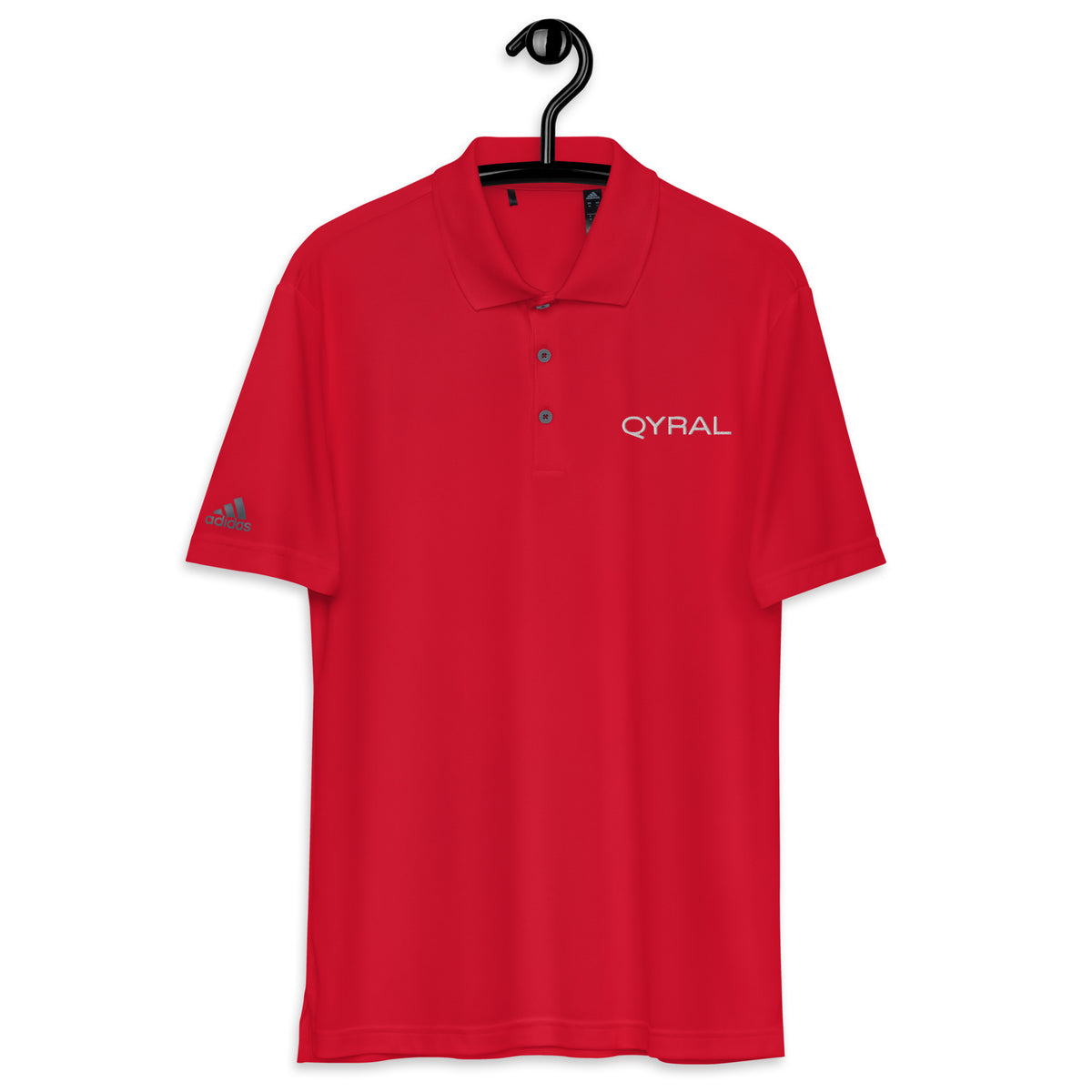 Adidas embroidered performance polo shirt
