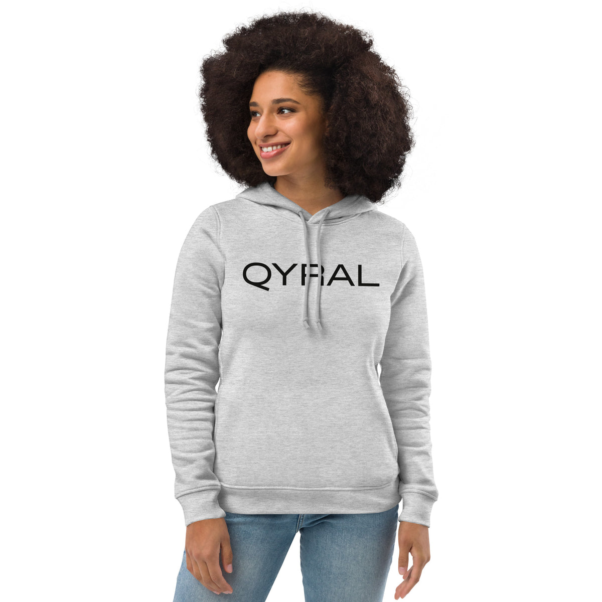 Women's eco fitted hoodie