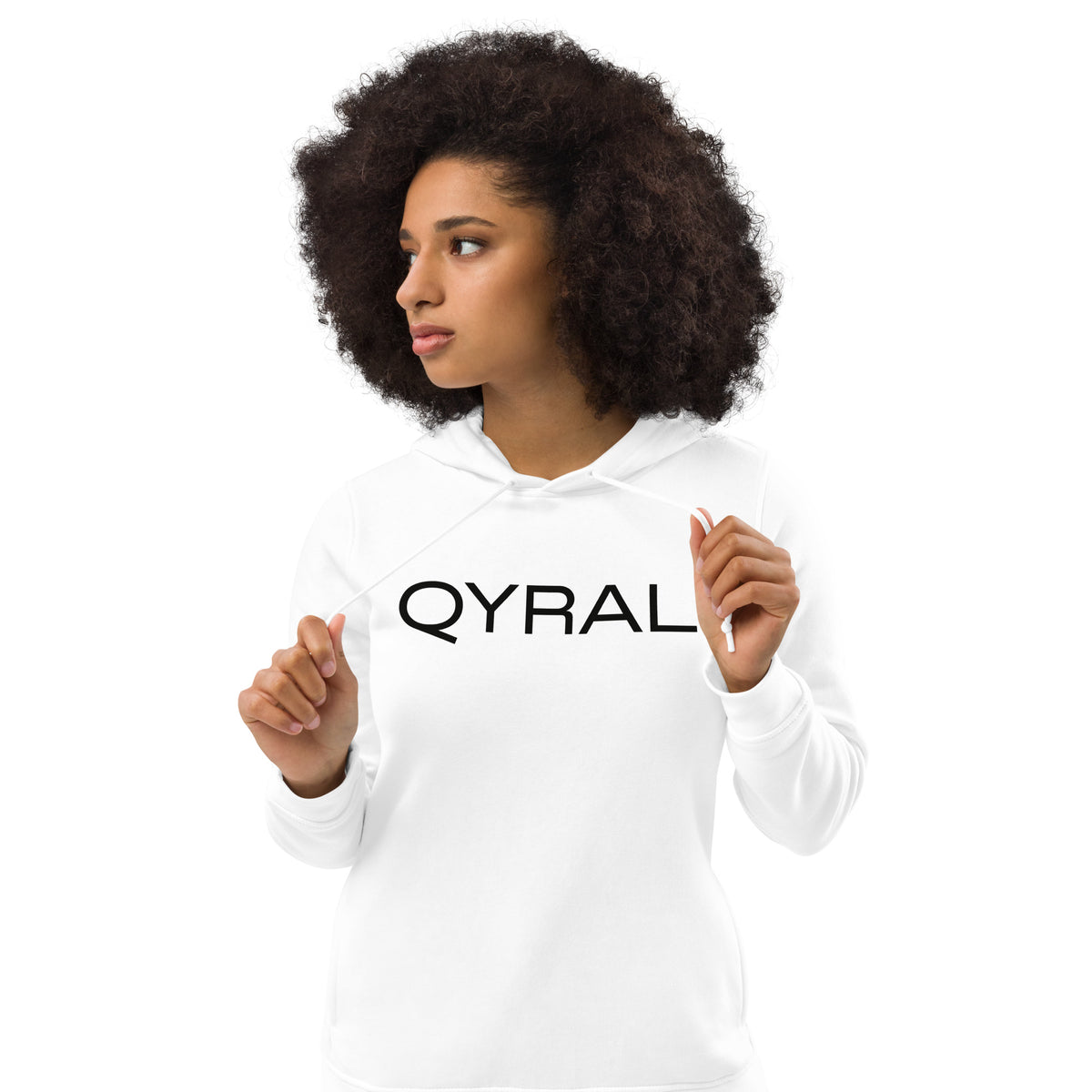 Women's eco fitted hoodie