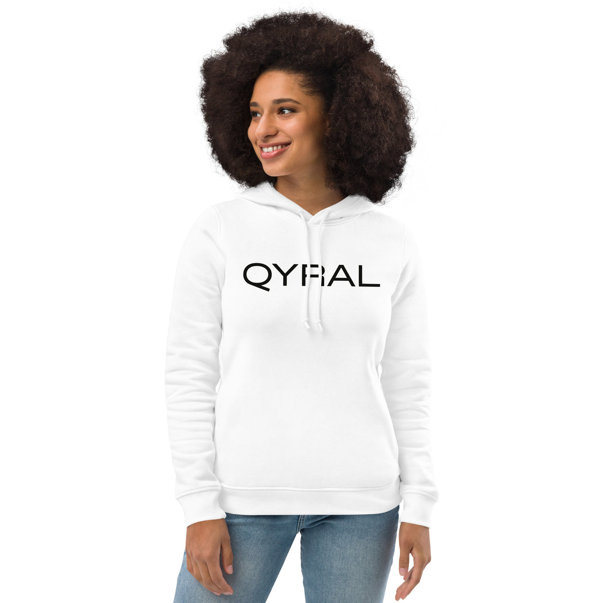 Women's eco fitted hoodie